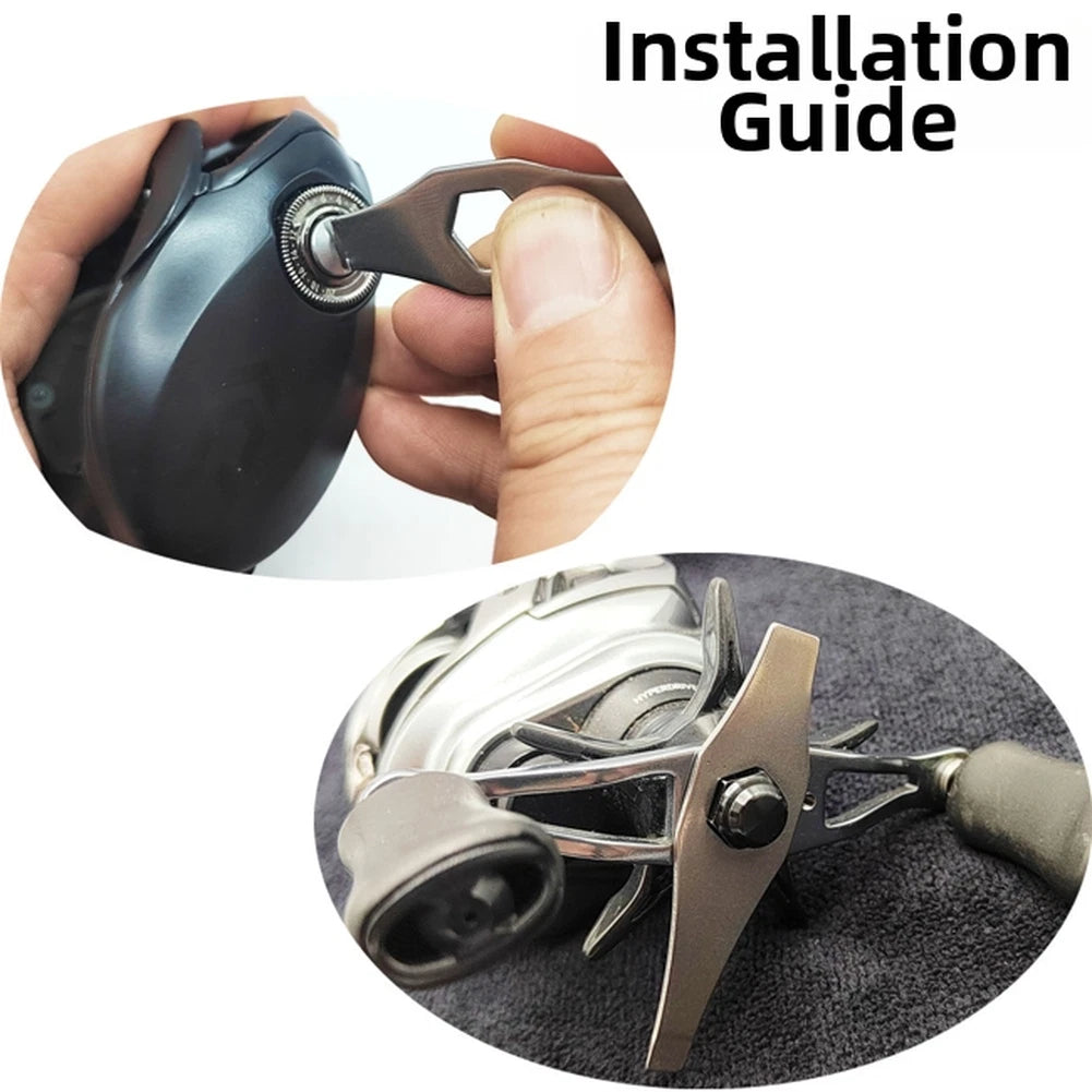 Fishing Reel Wrench Tool Stainless Steel 64.8 x 6.1mm (1pc)