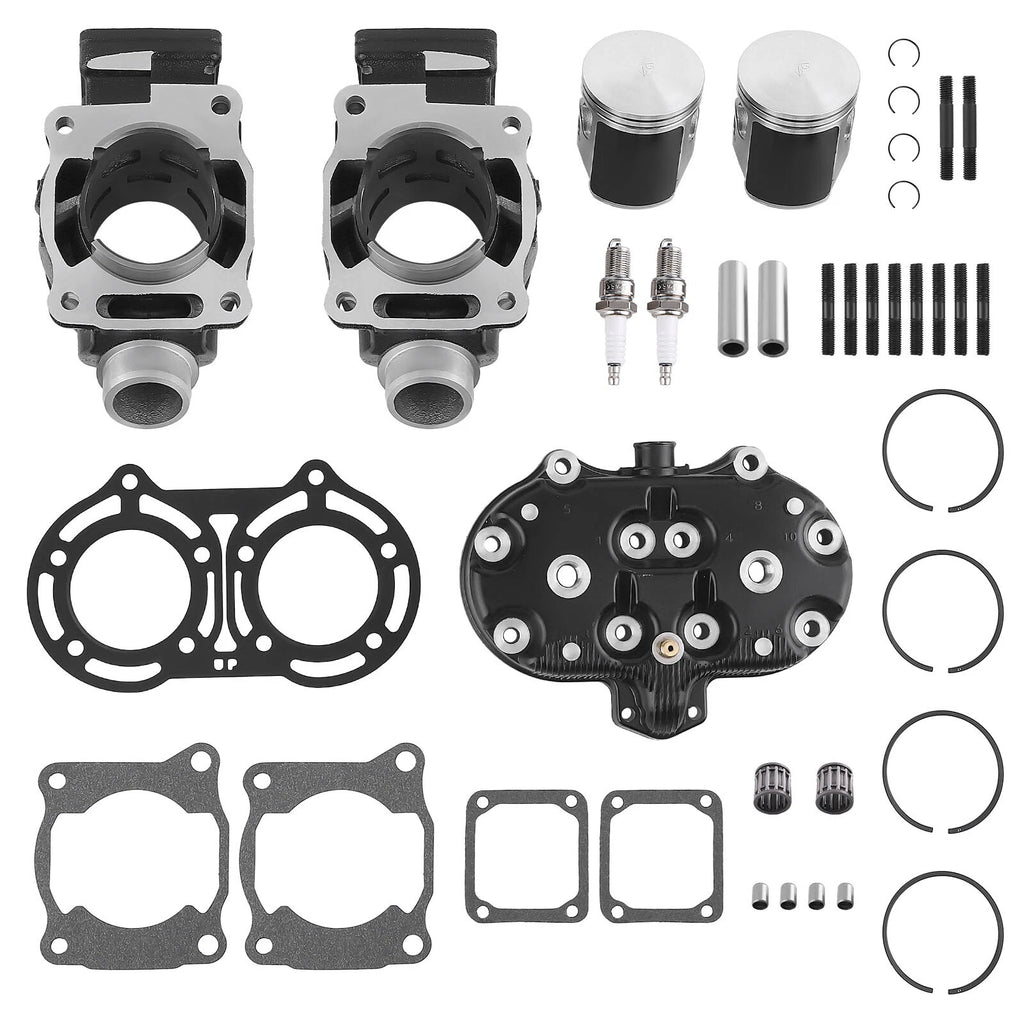 Cylinder Head Piston Gasket Top End Rebuild Kit For 87-2006 Yamaha Banshee 350