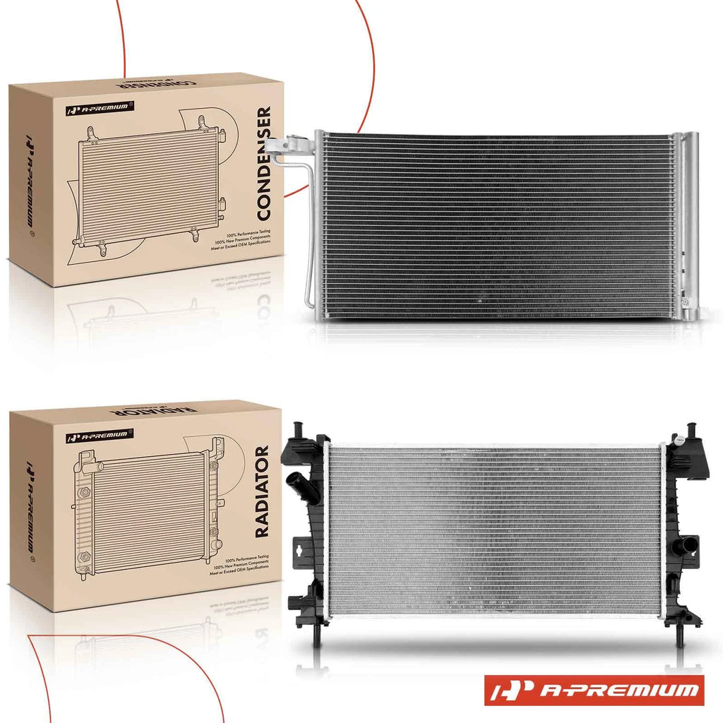 Radiator & AC Condenser Set for Ford Focus (2012–2018)