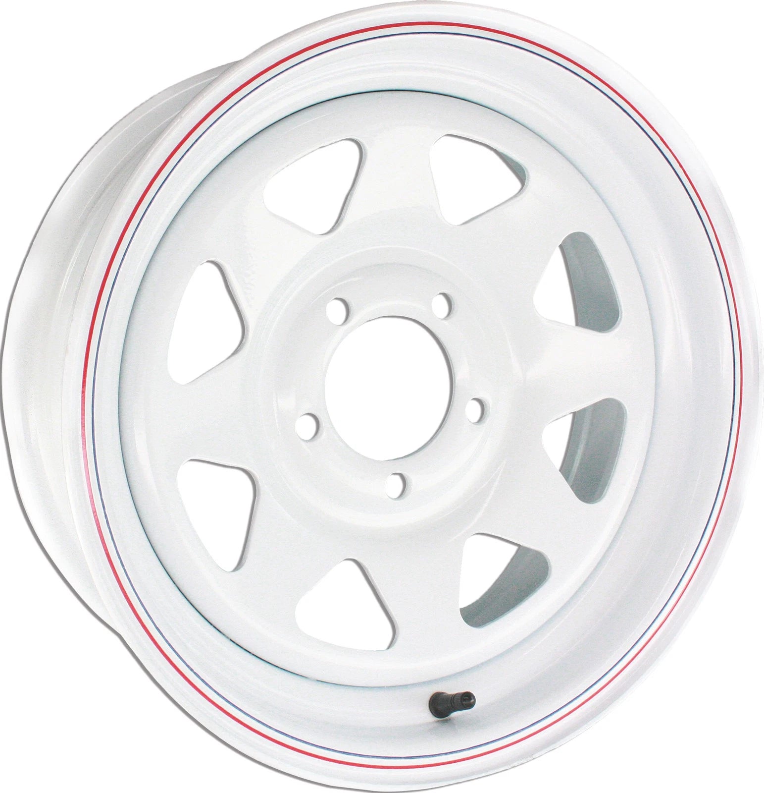 AWC 8 Spoke Steel Trailer Wheel 12x4 Inch Universal Fit (Trailers)