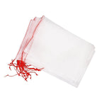 Set of 50 Drawstring Net Bags for Garden Plant Protection