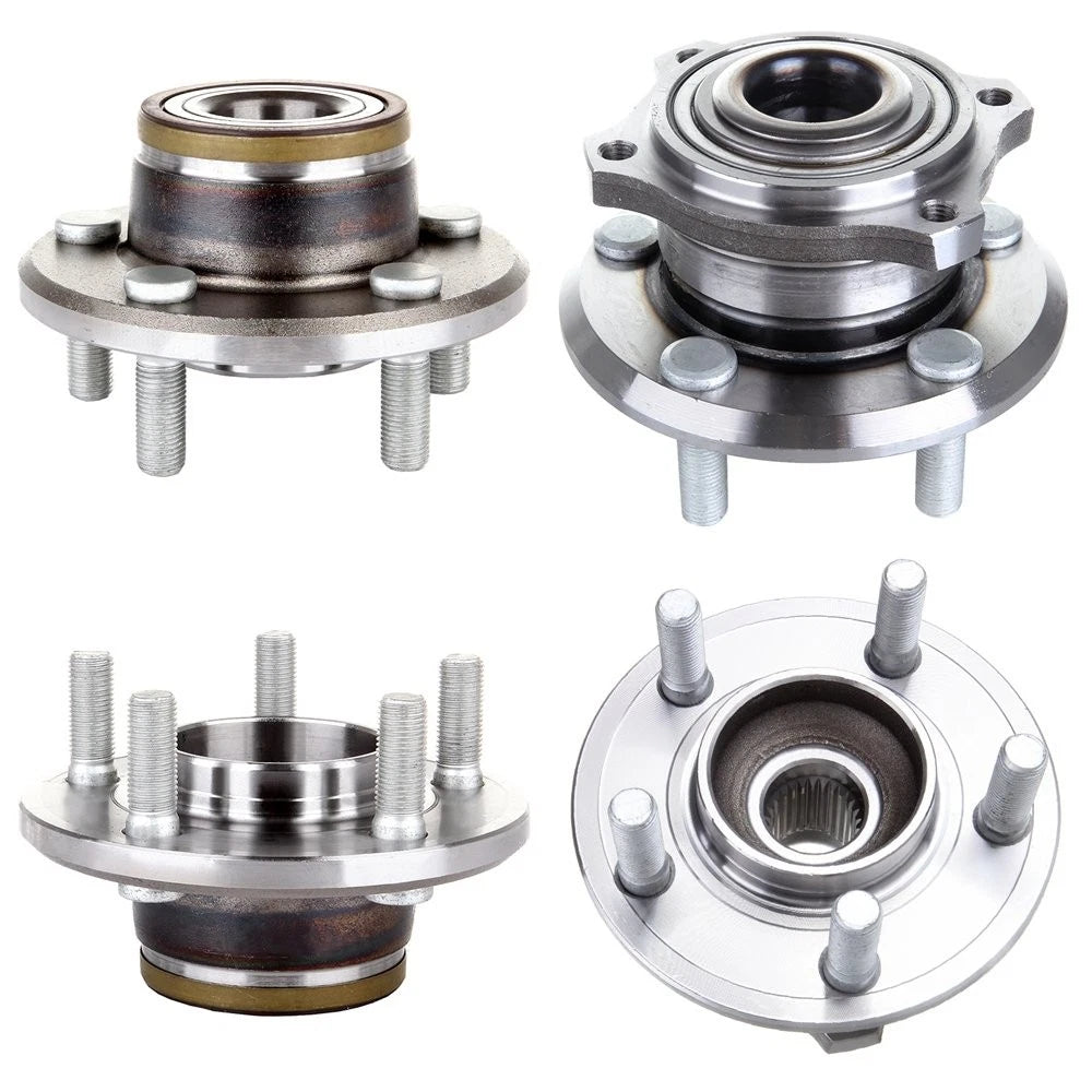 Set of 4 Wheel Hub Bearing Assemblies for Dodge Charger RWD (2006–2009)