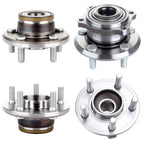 Set of 4 Wheel Hub Bearing Assemblies for Dodge Charger RWD (2006–2009)
