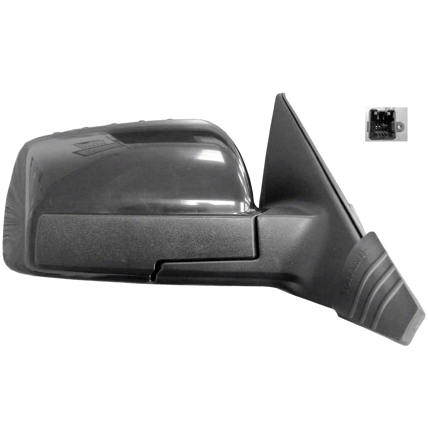 Replacement Ready to Paint Passenger Manual Door Mirror for 2012-13 Kia Soul