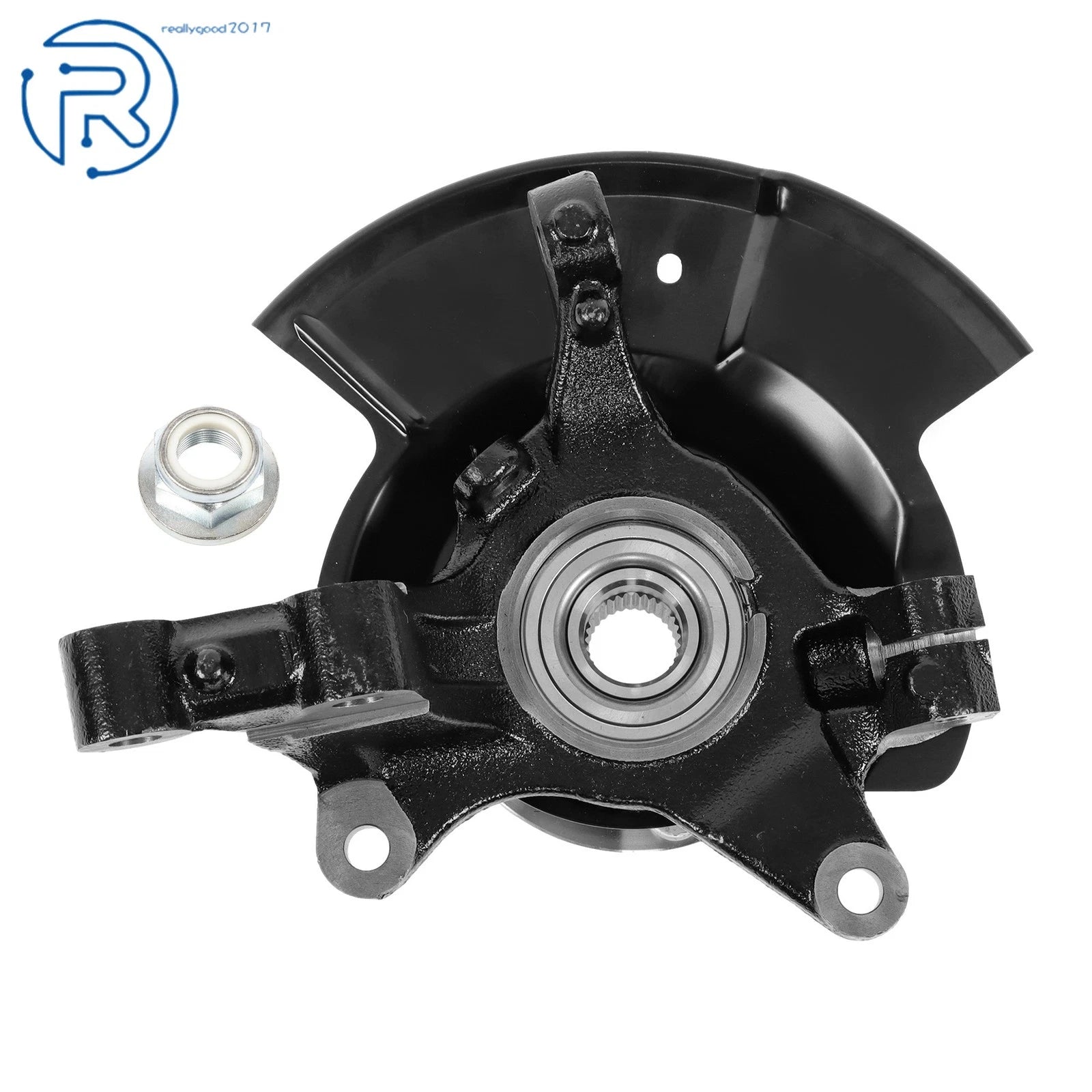Front Right Steering Knuckle & Wheel Hub Bearing Assy for Ford Edge (2011–2014)