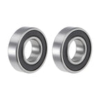 Set of 2 6002-2RS Ball Bearings for Various Applications (15x32x9mm)