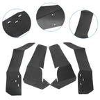 4X Extended Fender Flares Mud Flap for Polaris RZR S 900/4 900/S 1000 (2015–2020)