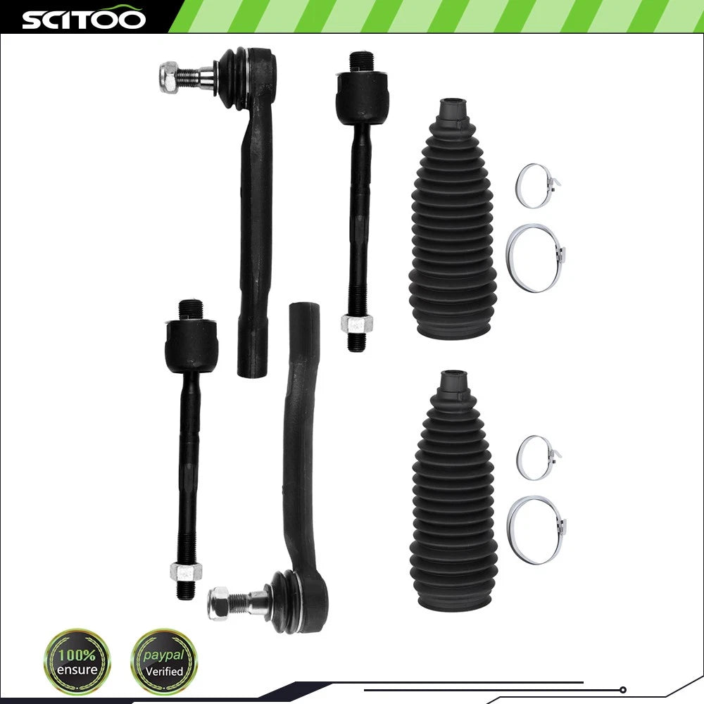 Front Tie Rod End Set of 2 for Acura MDX Honda Pilot (2001–2008) ES3716 ES3717