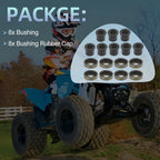 8x Front A-Arm Bushing + Cap Set for Polaris Predator 50 (2004–2007)