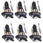 6X Ignition Coils + 6X Spark Plugs for Chevy Trailblazer 2002–2005