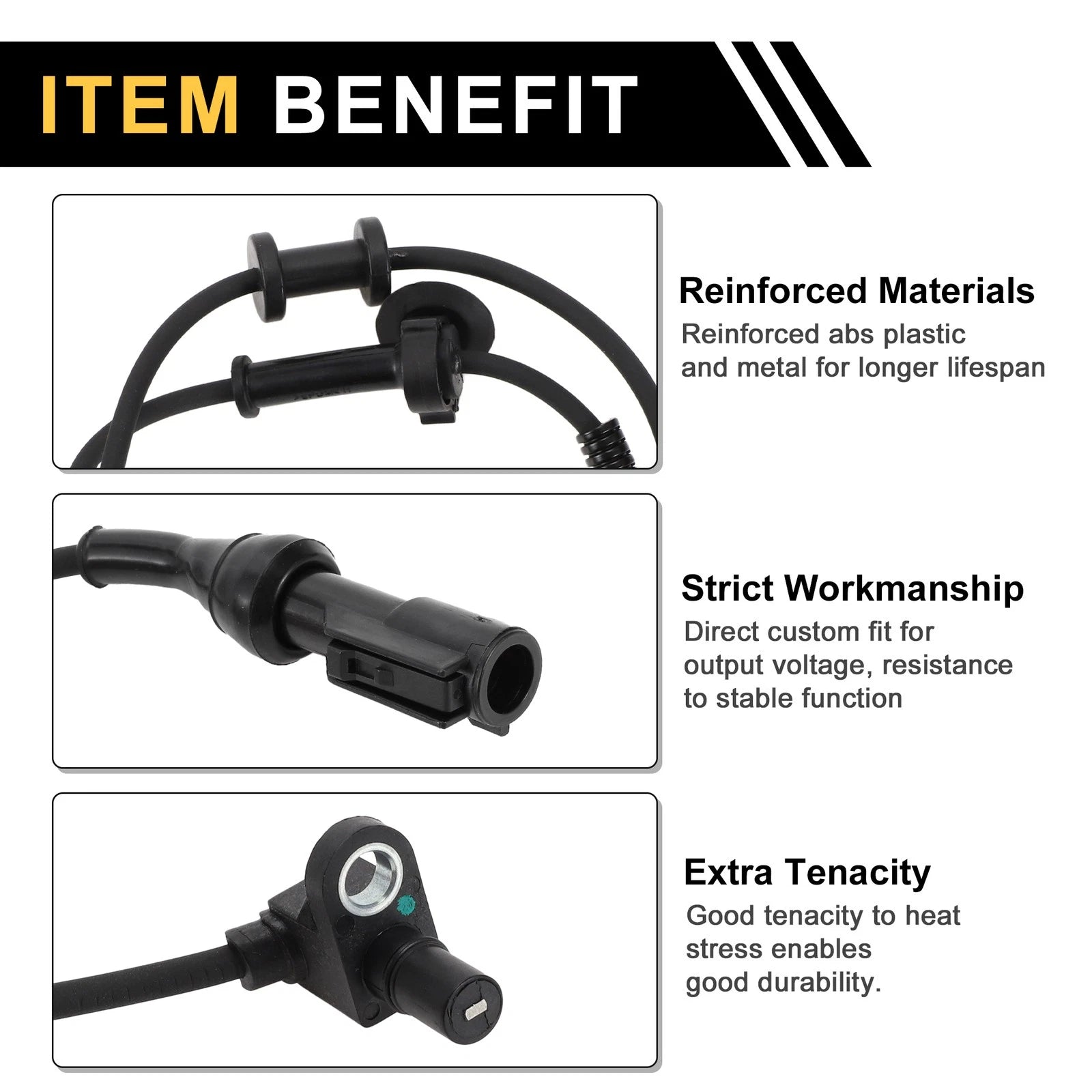 ABS Wheel Speed Sensor No.F81Z2C204BA for Ford F-250 F-350 F-450 (1999–2004)