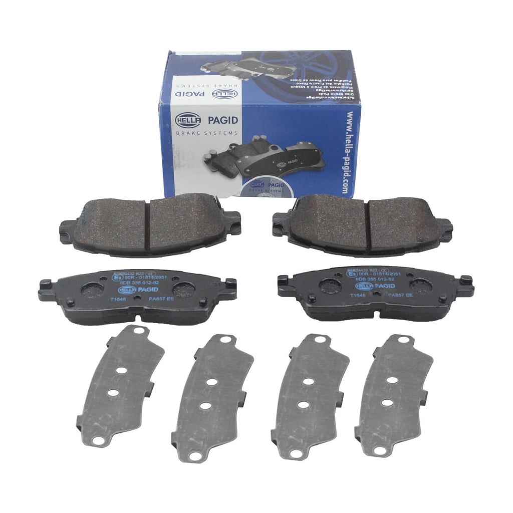 Hella Rear Low-Metallic Brake Pads for Buick Cadillac Chevy GMC Saturn