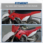 Bodywork Fairing Kit for Honda CR125R CR250R (2002–2007) - Red & White