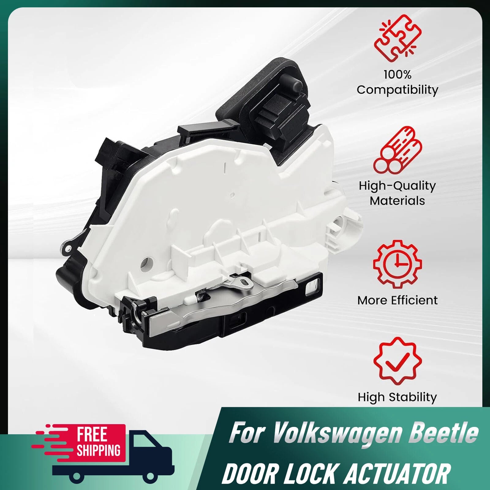Front Left Driver Door Lock Latch Actuator for VW Jetta (2012–2017)