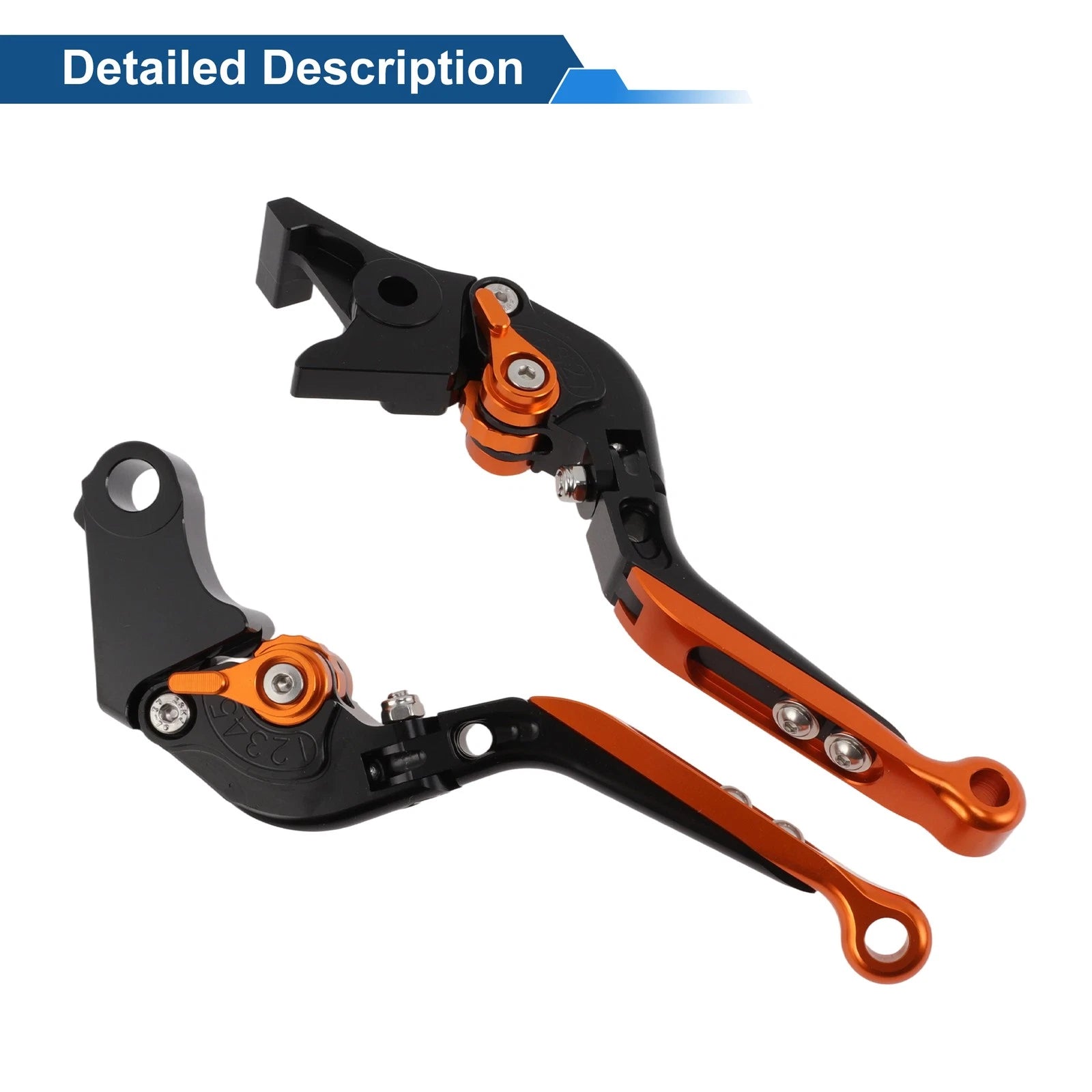 Short Long Brake Clutch Levers for Honda Rebel CMX 500 300 (2017–2021) Black Orange