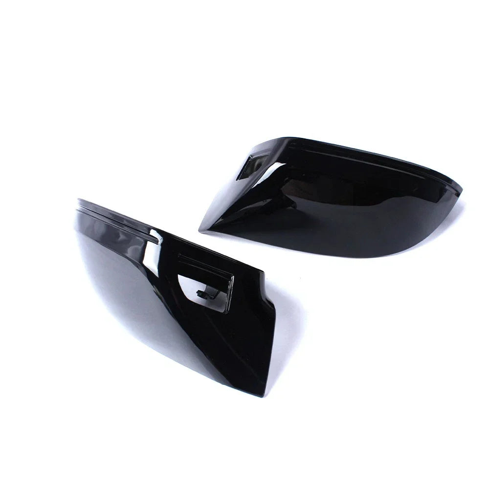 Black Side Wing Mirror Caps With Lane Assist for Audi A7 C7 (2010–2018)