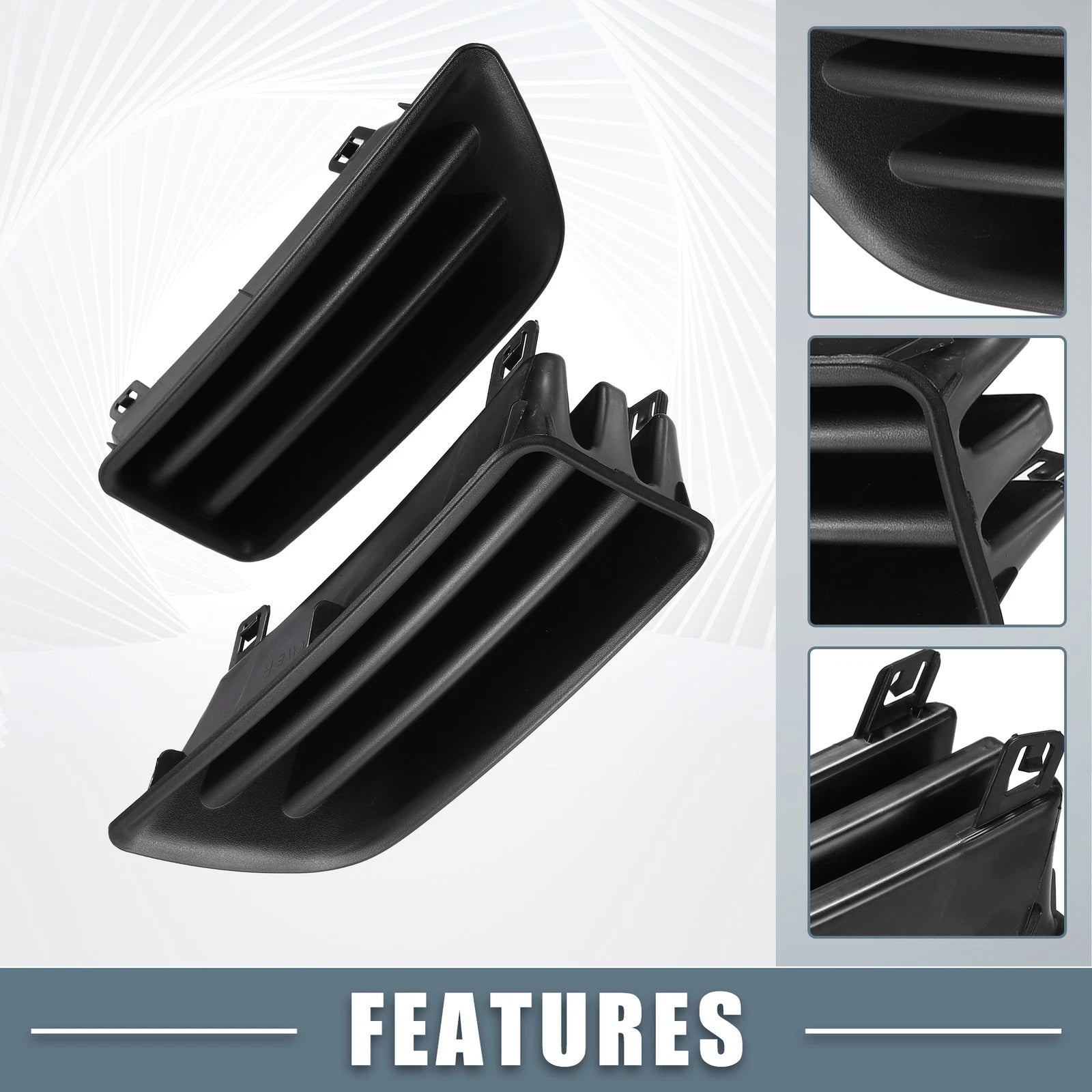 1 Pair Fog Light Grille Covers 71108-SDA-A00 71103-SDA-A00 for Honda Accord (2018–2022)