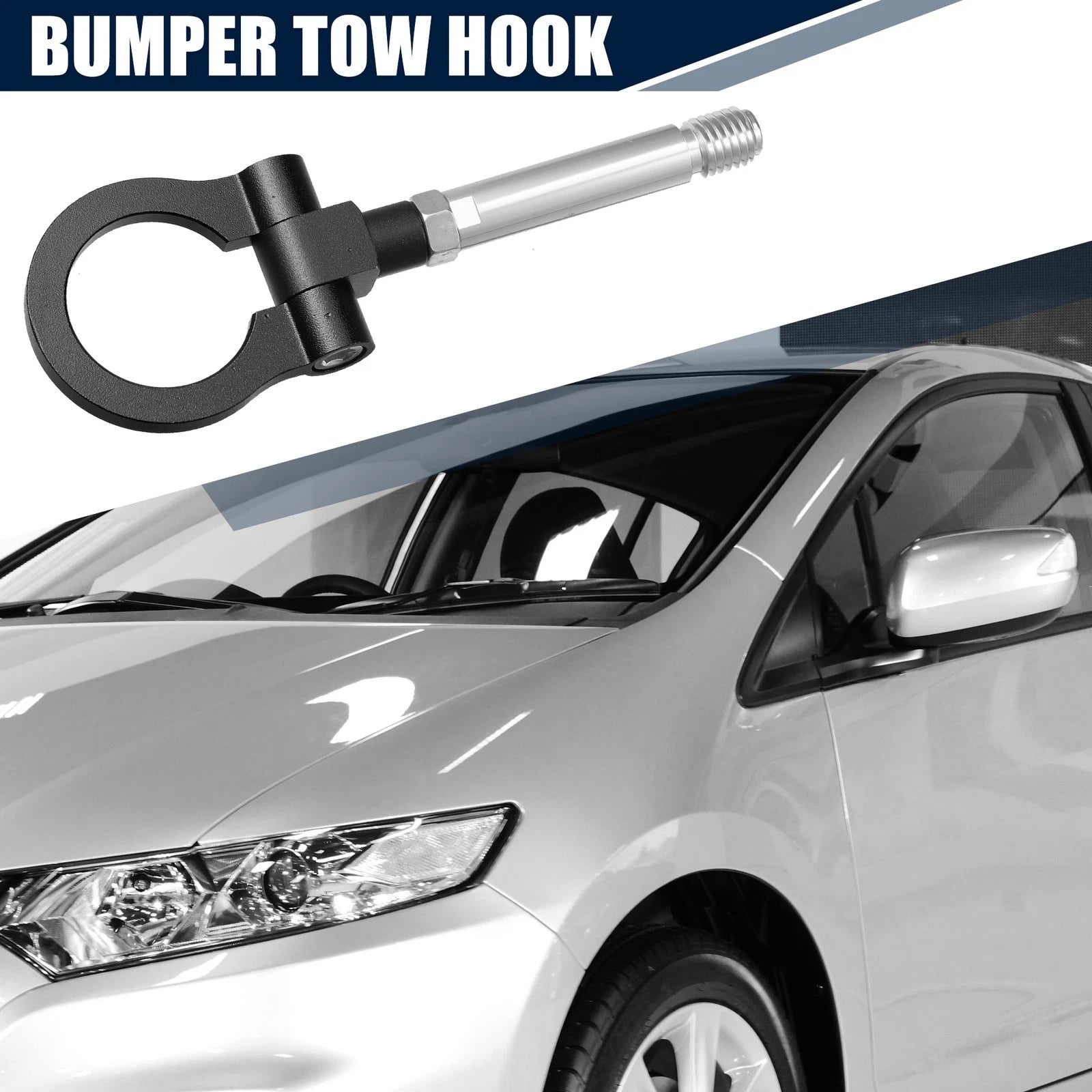 Bumper Trailer Ring Eye Towing for Honda Fit (2009–2014)
