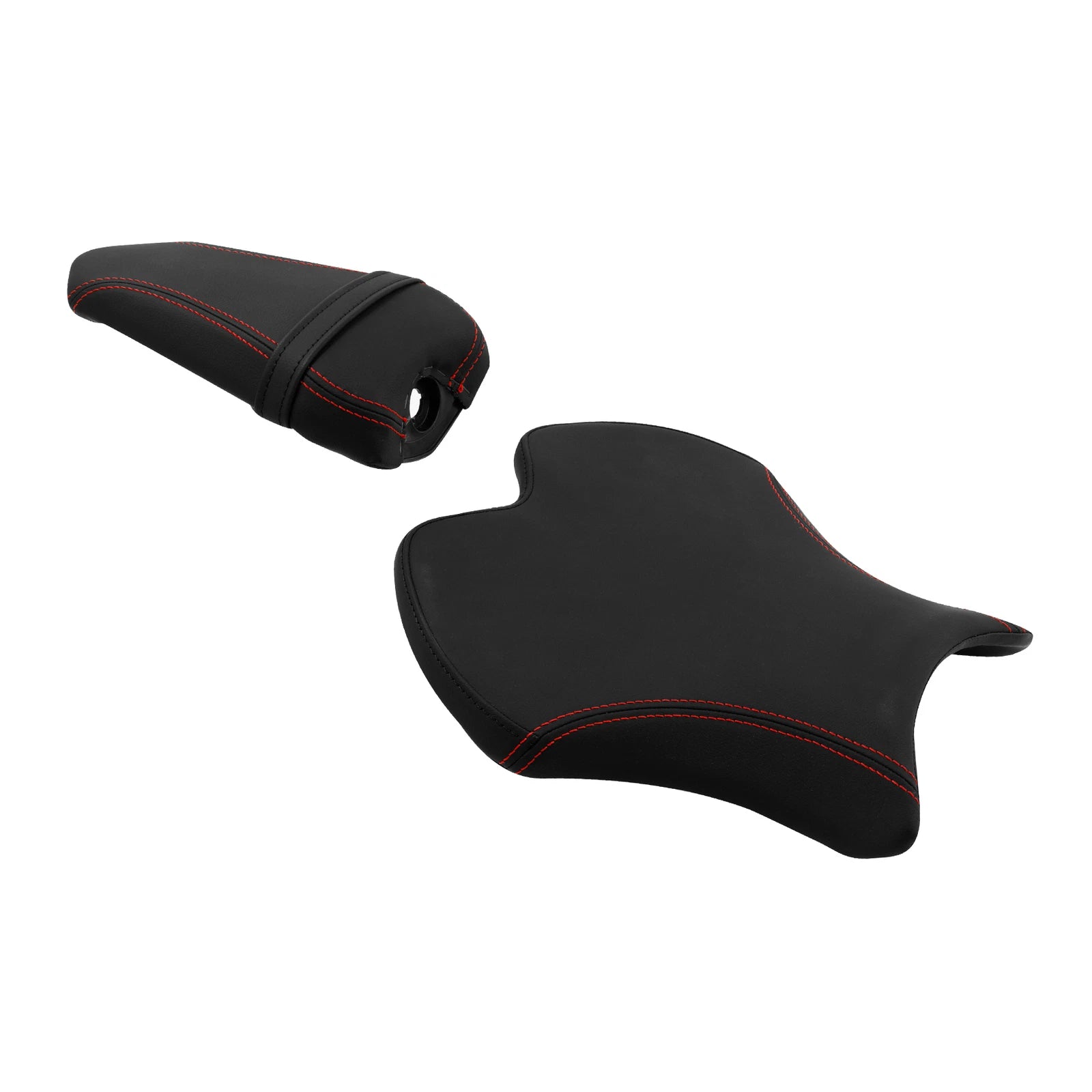 Driver & Passenger Seats for Yamaha YZF R6 (2017–2022) - Black Red