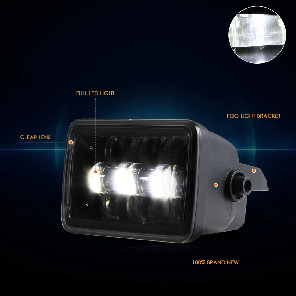 Full LED Front Bumper Projector Fog Lights for Ford F150 (2015–2020)