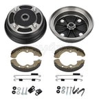 Front Brake Drums Shoes Kit for Kawasaki Mule 3000 3010 4000 4010 (2001-Up)