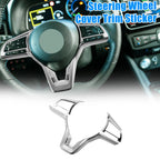 Steering Wheel Cover Trim for Nissan Altima (2019–2022) - Silver Tone ABS