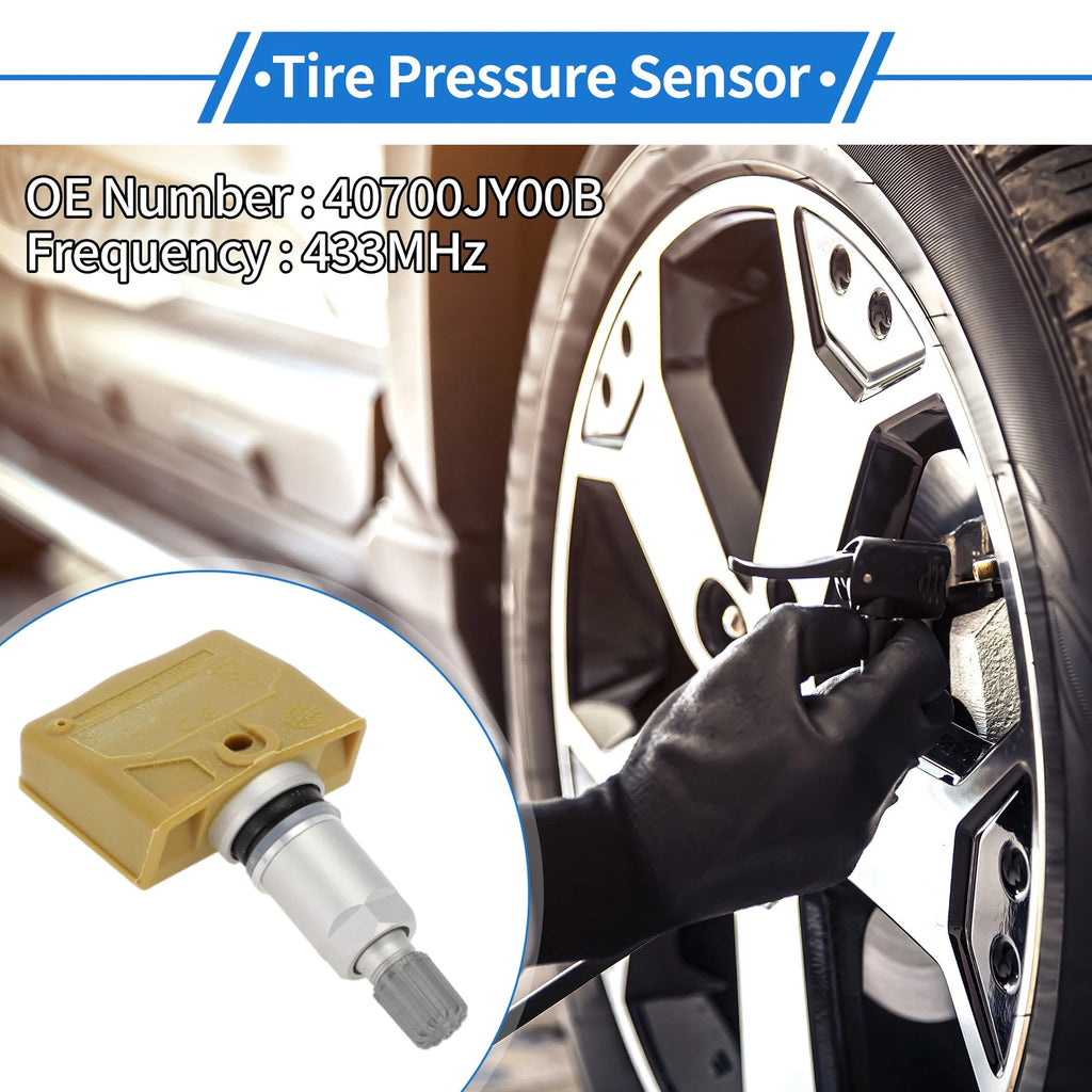 Tire Pressure Sensor for Nissan Rogue (2014–2018) 40700JY00B 433MHz