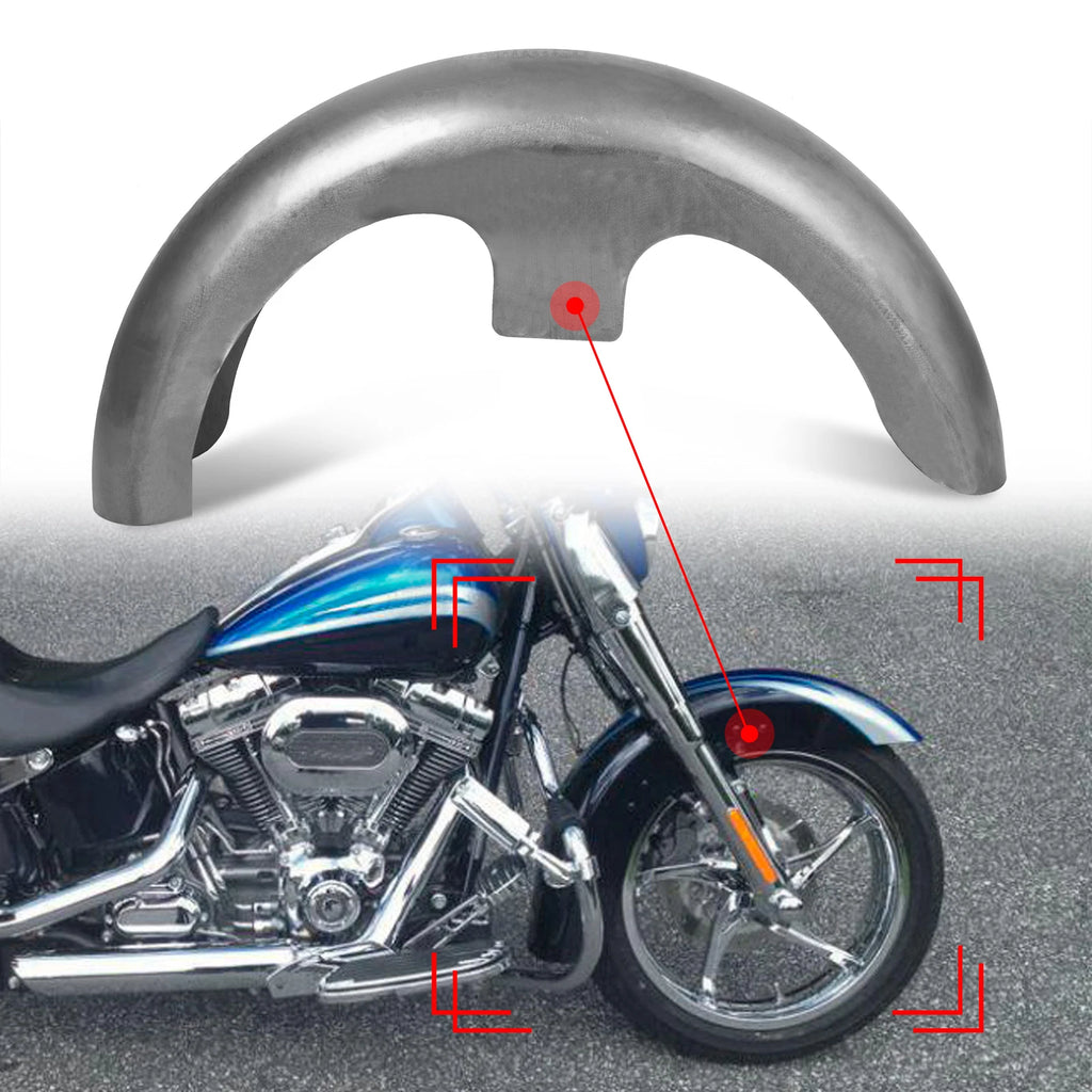 21" Wrap Wheel Front Fender Mudguard for Harley Touring Street Glide