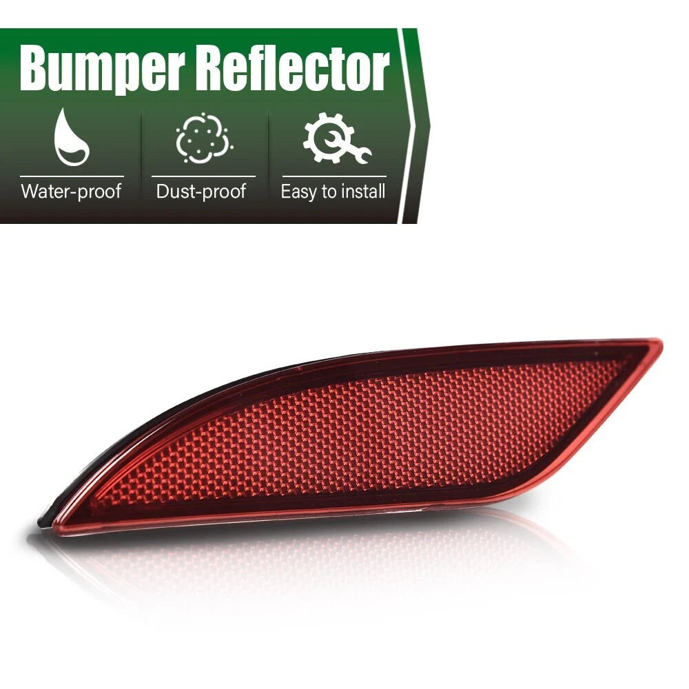 Rear Bumper Reflector for Chevrolet Malibu (2016–2022) Left Driver Side Red