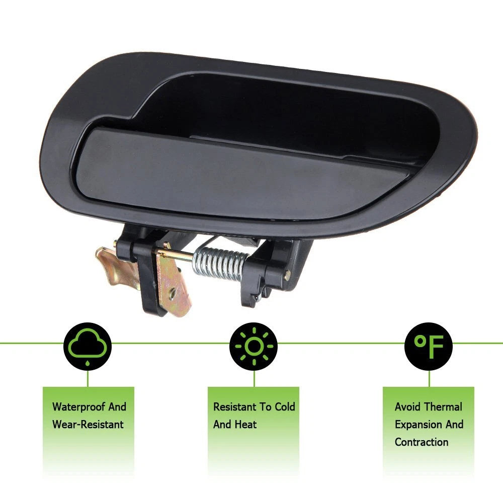 1Pc Black Exterior Rear Left Side Door Handle for Honda Accord (1998–2002)