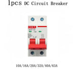 2 Pole DC Circuit Breaker 500V for Solar PV (10-63 Amp)