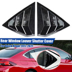 Carbon Look Rear Window Louver Shutter Cover Pair for Buick Regal (2017–2021)