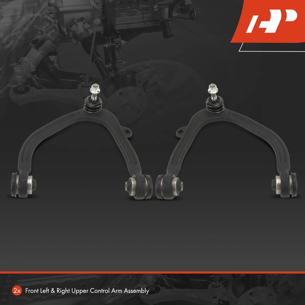2X Front Upper Control Arms with Ball Joints for Ford F150 (2010-2014)