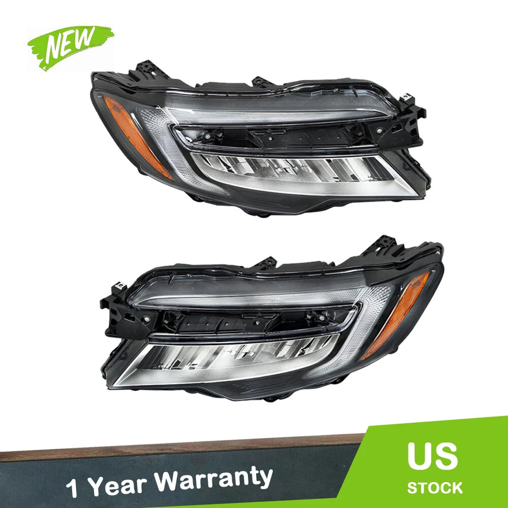 Pair LED Headlights for Honda Pilot (2019–2022) & Passport (2019–2021)