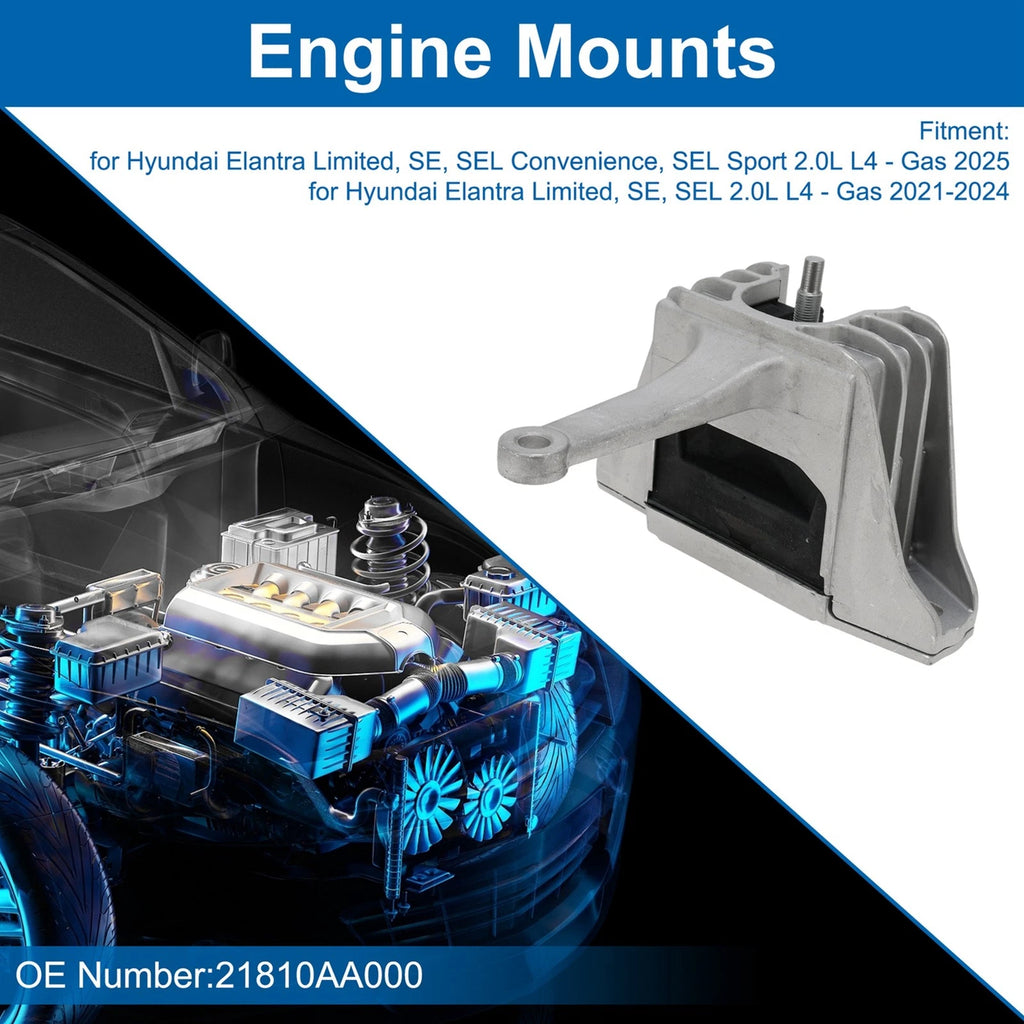 Hydraulic Right Engine Mount No. 21810AA000 for Hyundai Elantra 2.0L (2021–2025)