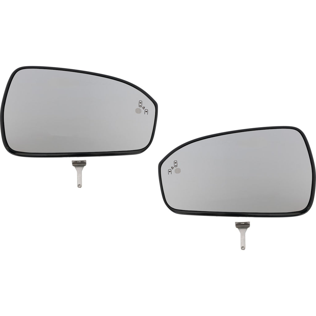 Set of 2 Heated Mirror Glasses for Ford