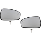 Set of 2 Heated Mirror Glasses for Ford