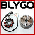 Magneto Stator + Flywheel for 200c 250cc Engine PIT Trail Quad Dirt Bike ATV