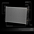 Aluminum Core Radiator for Chevy Camaro Pontiac Firebird 5.7L (1993–2002) DPI 1486