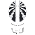 Chrome Driver Floorboards Mount Bracket for Harley Touring Road Glide (2014–2024)