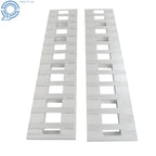 Set of 2 Aluminum Ramps for Car Trailer Truck (Max 6500 lbs Load)