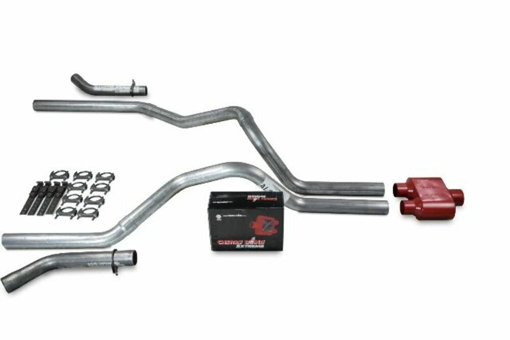 2.5" Dual Exhaust Kit for Chevy GMC 1500 (2019–2025) Cherry Bomb Extreme