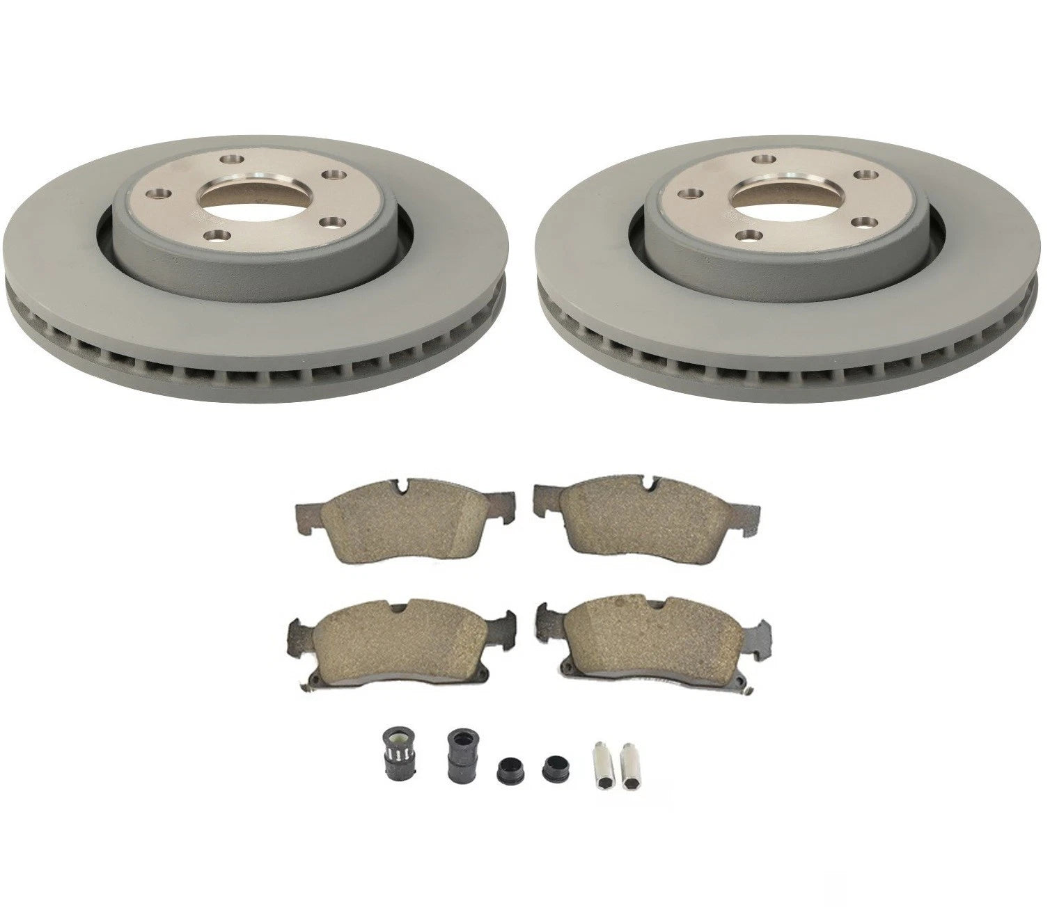 Front Disc Brake Rotors and Pads Kit for Dodge Durango (2016–2019)