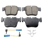 Set of 4 Akebono EURO Rear Ceramic Disc Brake Pads with Sensors for Mercedes-Benz W205 (2015–2023)
