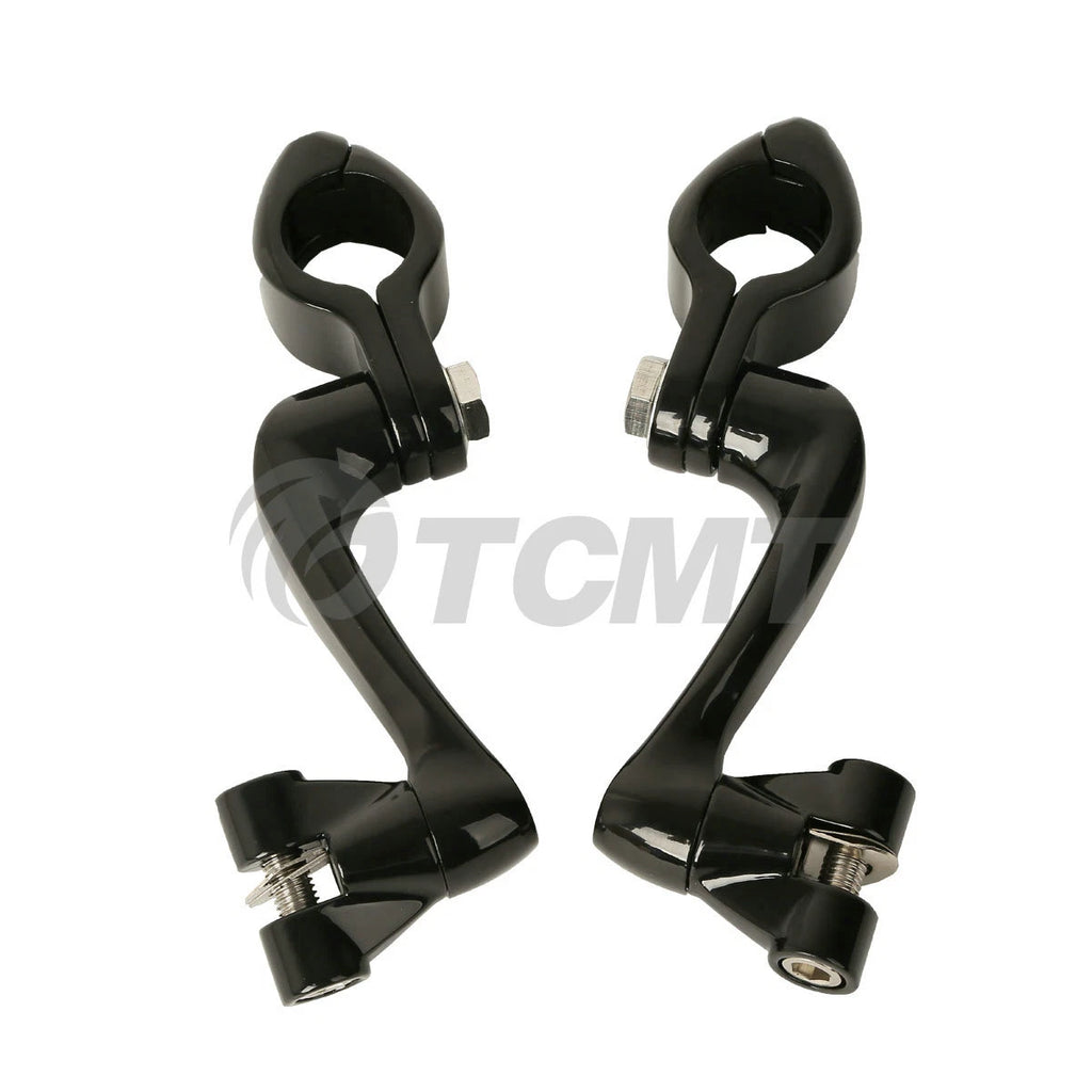 1 1/4" Engine Guard Male Mount Foot Pegs for Harley Dyna