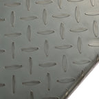 Set of 2 Steel Diamond Tread Plate Trailer Fenders for Tandem Axle (10-1/4"x72-7/8"x13")
