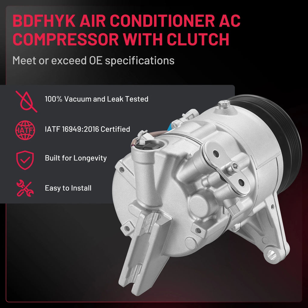 A/C Compressor with CVC Clutch for Buick LaCrosse (2010) 98565