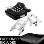 Chopped Trunk Mount Rack Docking Kit for Harley Tour Pack Street Road Glide (2014–2026)