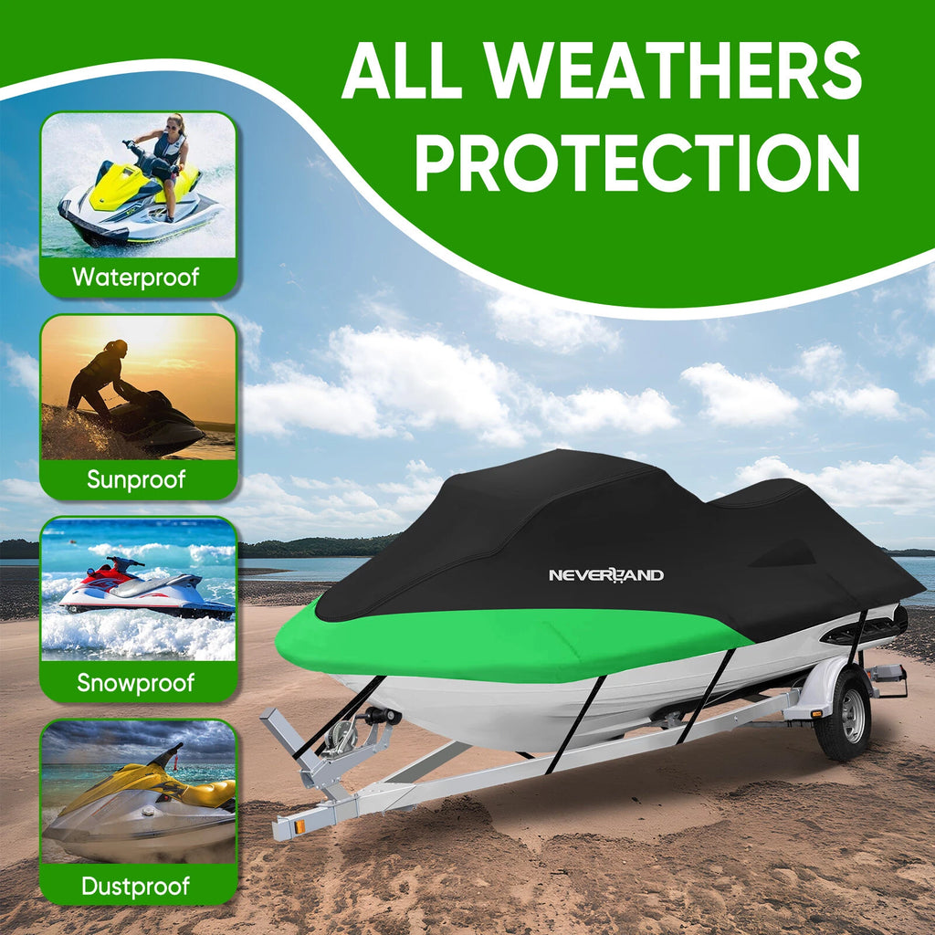 Watercraft Jet Ski Cover Waterproof Outdoor UV Dust Rain Snow Protector