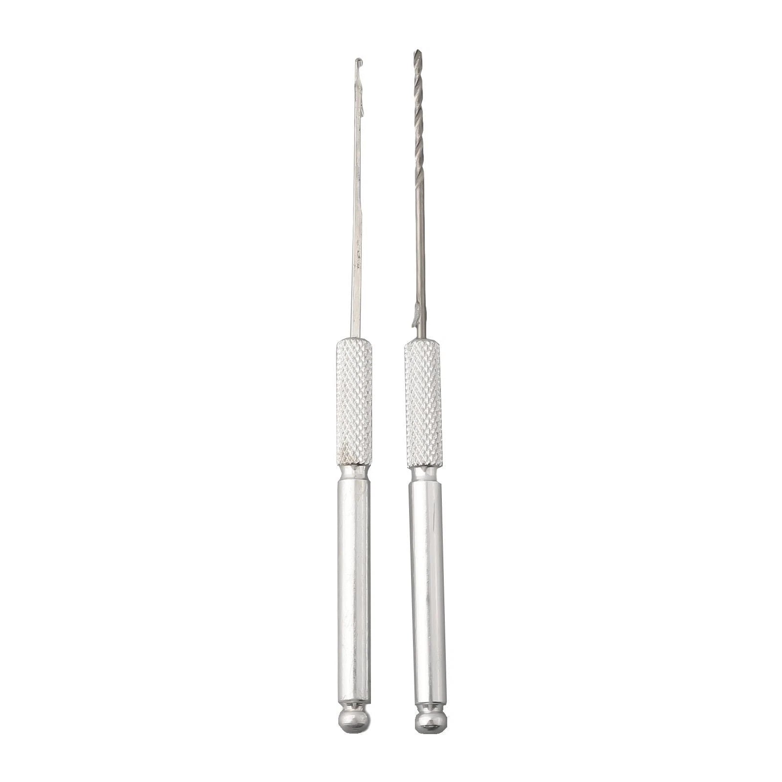 2X Stainless Steel Needle Tool Set for Coarse Fishing Drill Kits